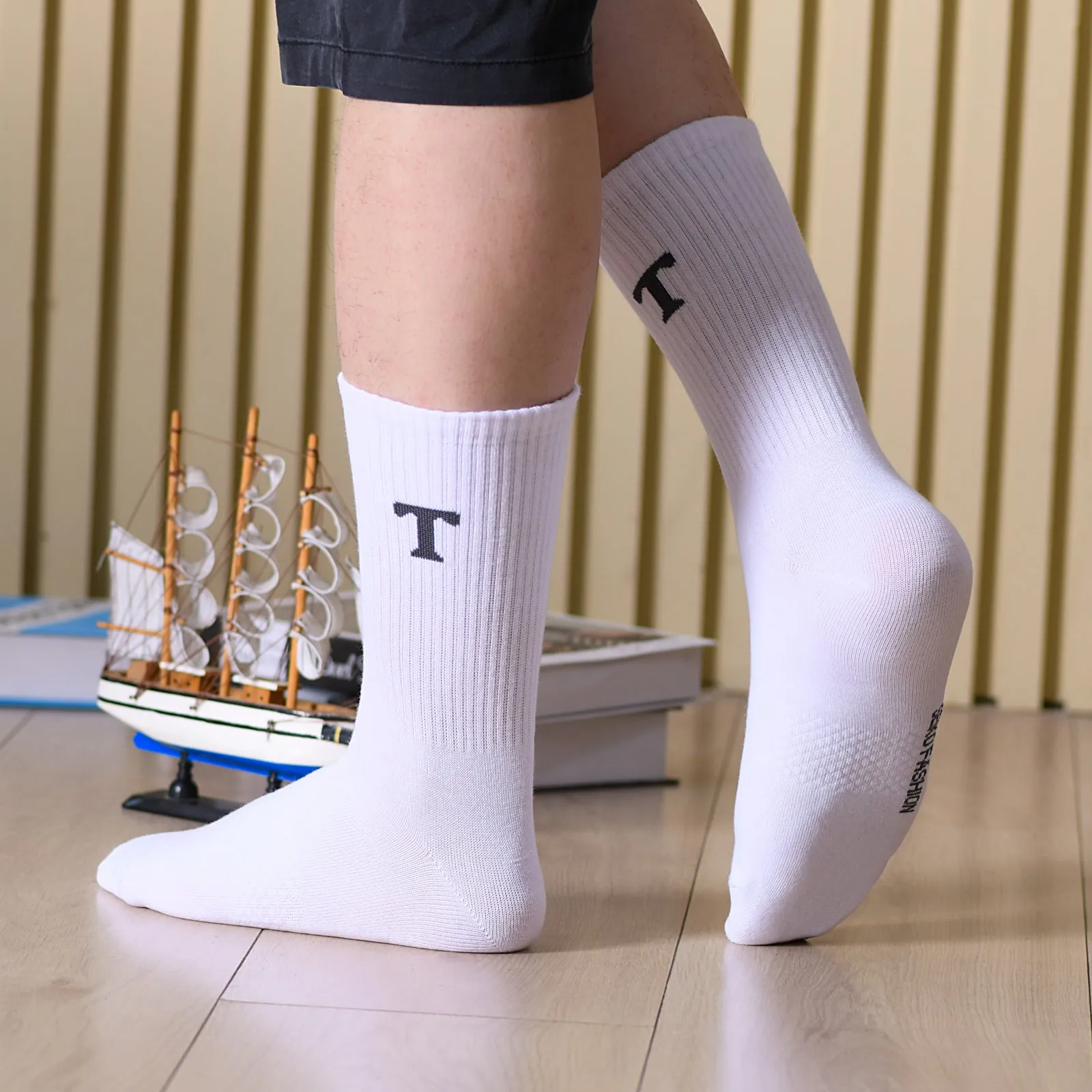 3-Pack Combed Cotton Mid-calf