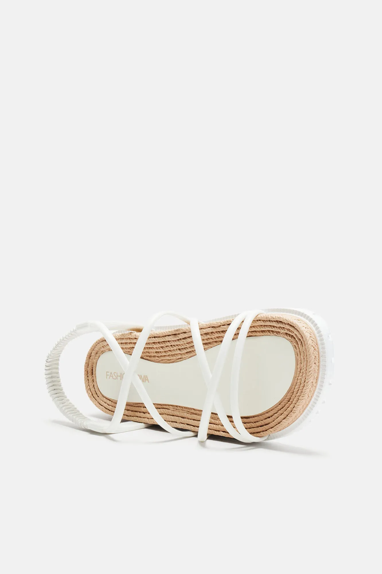 Alaia Flat Sandals - White