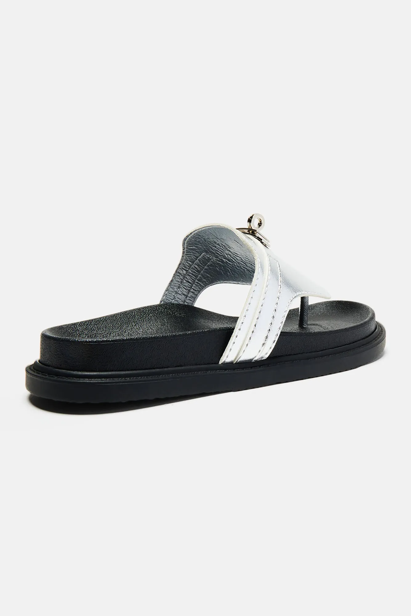 All Time Favorite Flat Sandals - Silver