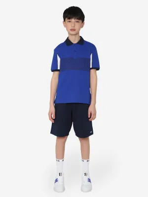 BOSS Boys Polo Shirt And Shorts Set in Blue