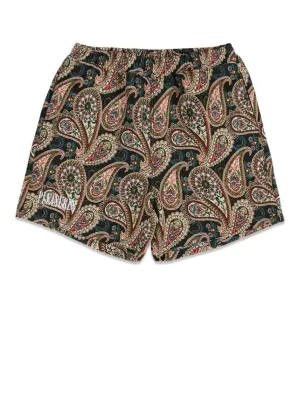 CASKET WOVEN SHORTS - Black