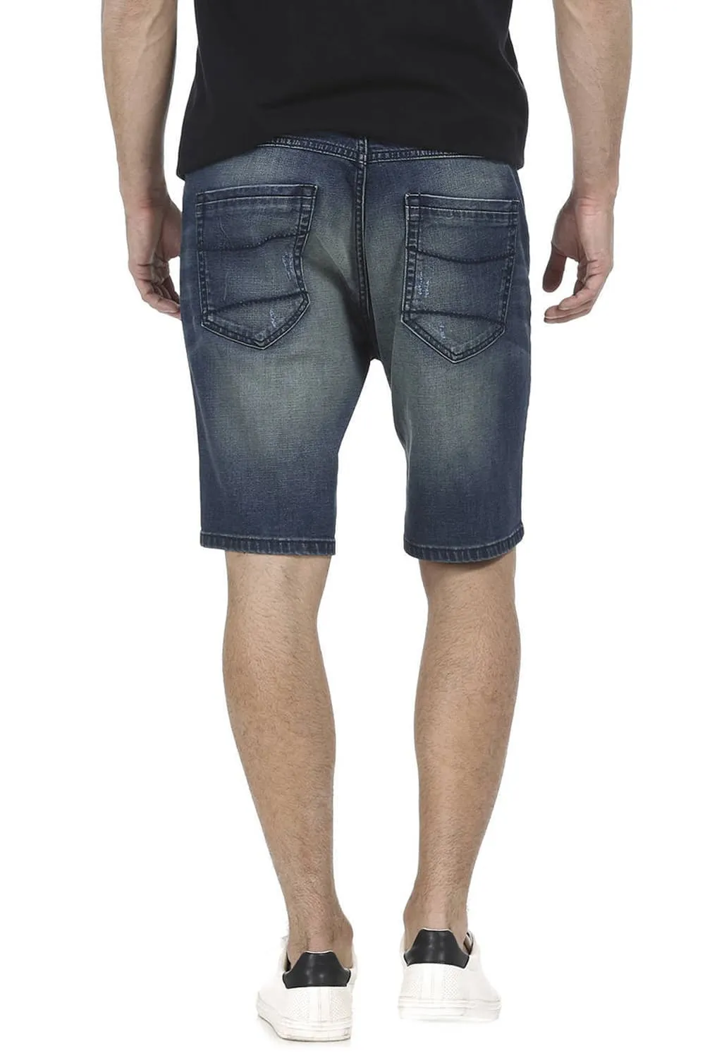 Comfort Fit Stretch Denim Shorts