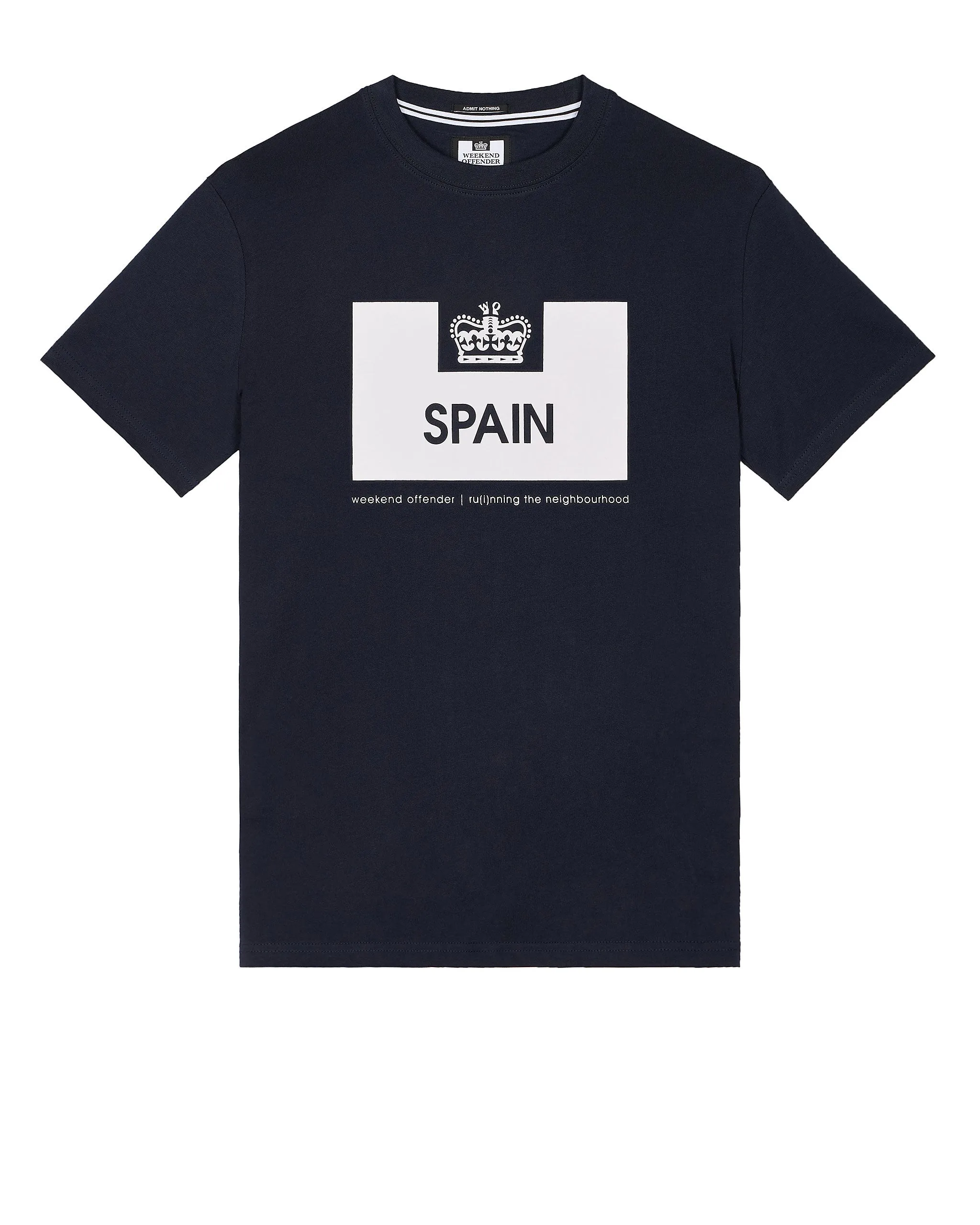 Country Series Spain T-Shirt Navy/White