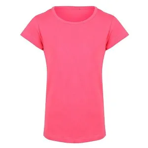 GIRLS PLAIN T-SHIRT - PINK