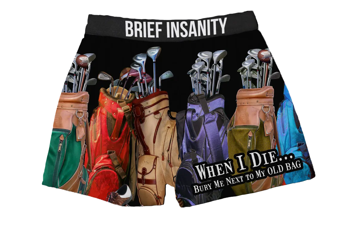 Golf When I Die Boxer Shorts