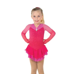 Jerry's Girl's 606 Fuchsia Fire Figure Skating Dress