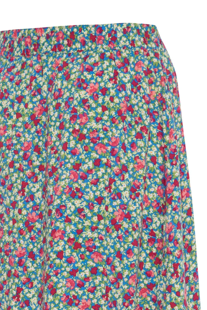 Joella Short Skirt - Palace Blue Ditsy