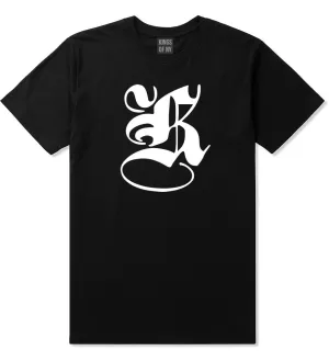 K Gothic Style Font T-Shirt