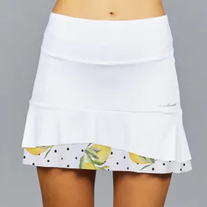 Lemons Short Skort (white / print)