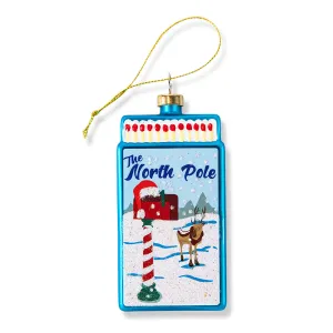 Matchbook Ornament - North Pole