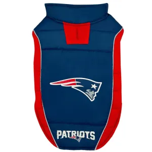 New England Patriots Pet Puffer Vest