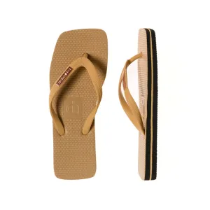 Original Tan with Rose Gold Badge Thongs