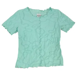 Pastel Turquoise Conduit Short Sleeve Lettuce Tee