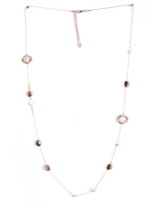 Pearl And Beads Long Necklace