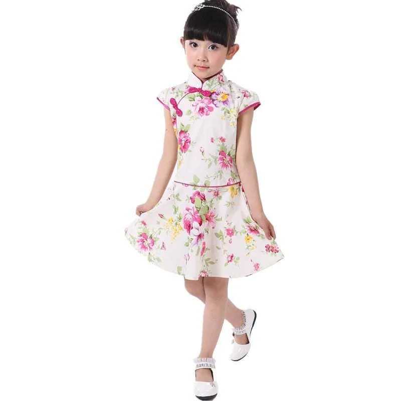 Qipao(Cheongsam) Dress for Little Girls/Kids