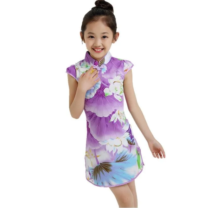 Qipao(Cheongsam) Dress for Little Girls/Kids