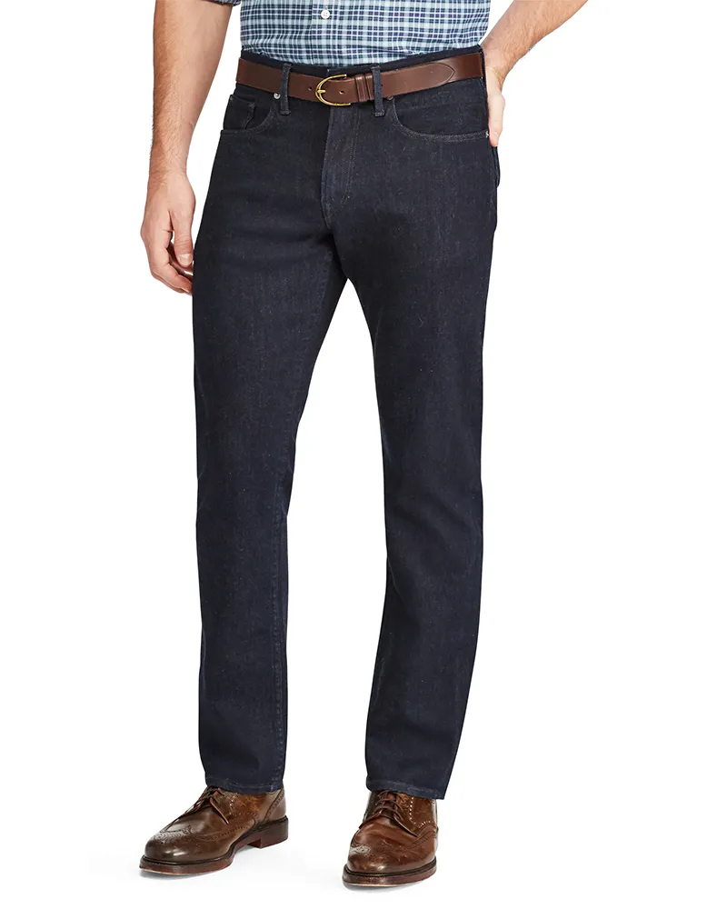 Ralph Lauren Prospect Straight Fit Denim Jeans - Tall