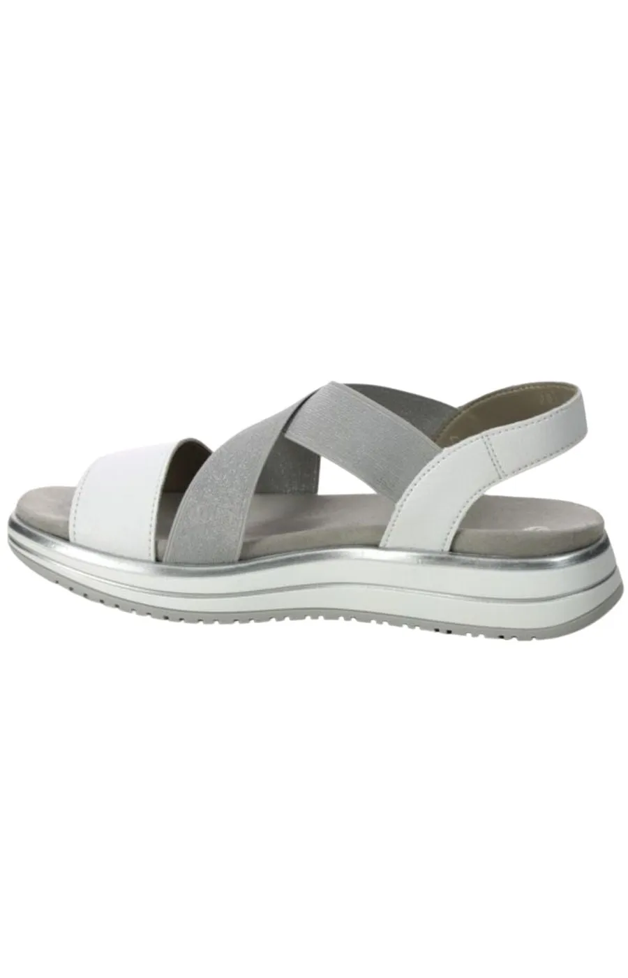 Remonte Strappy Sandal in Silver