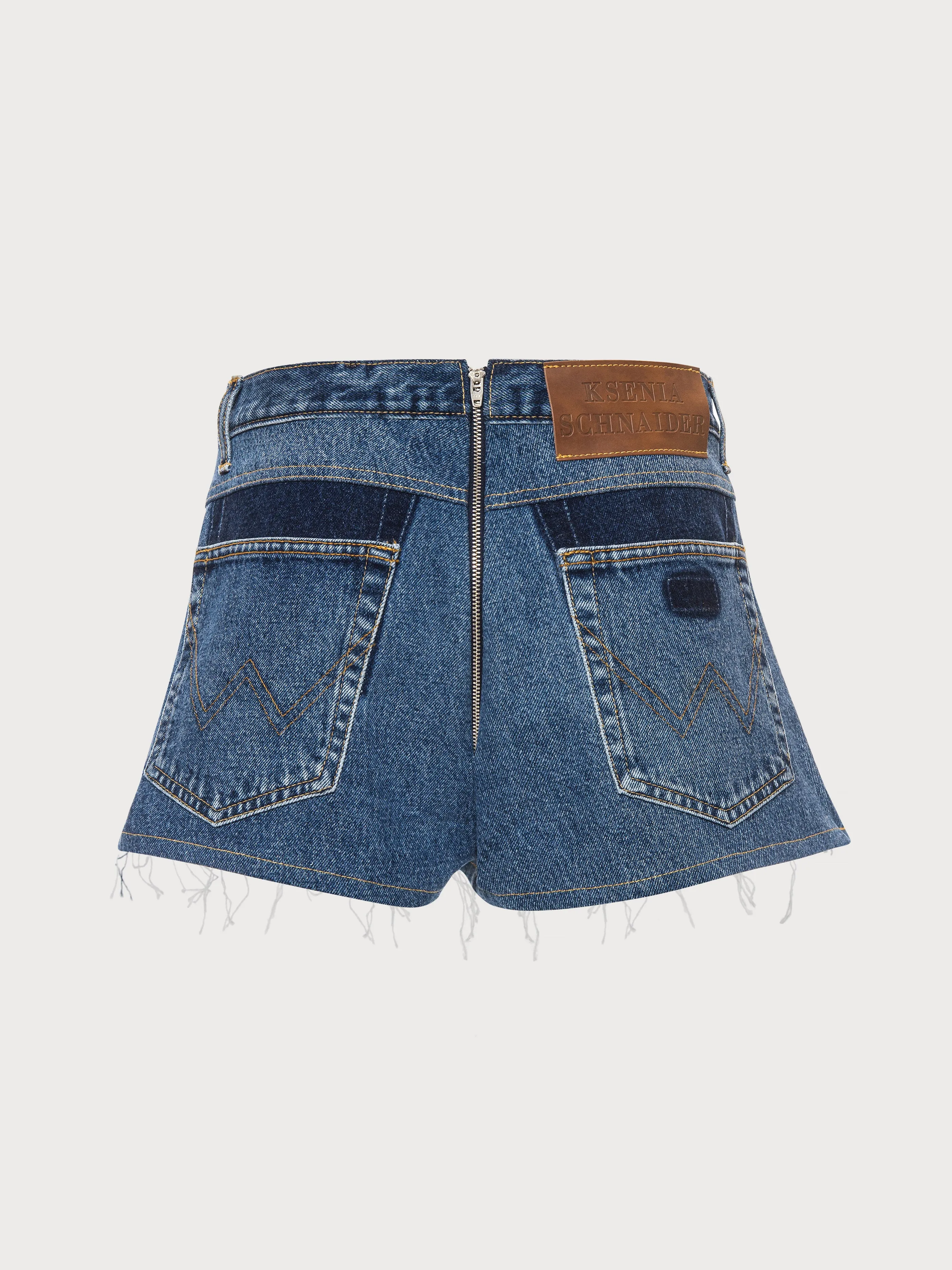 Reworked Denim Skort