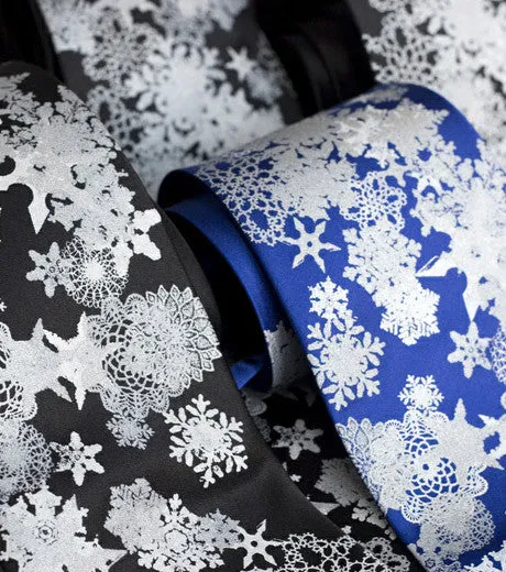 Snowflake Silk Necktie