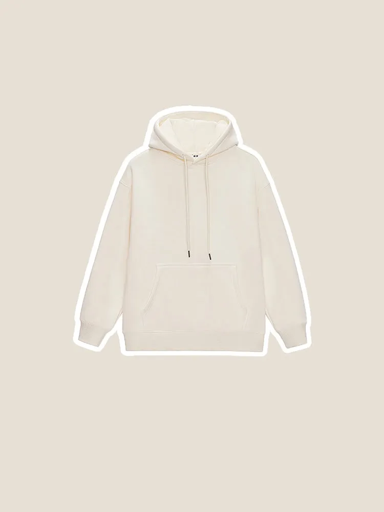 Solid Color Hooded Velvet Thickened Hoodie