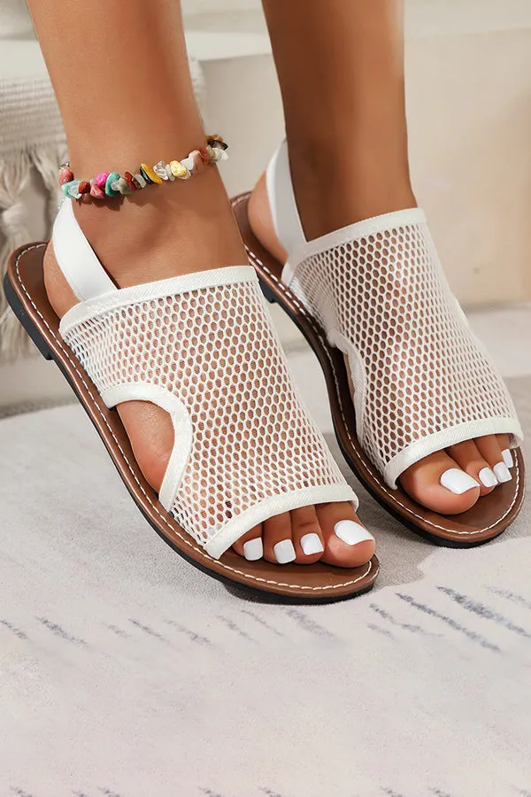 Stylish Breathable Mesh Flat Sandals