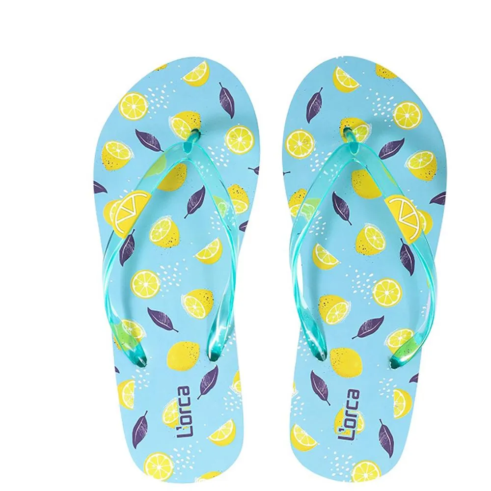 Sweet Summer Fruit Patters Flip Flops Slippers