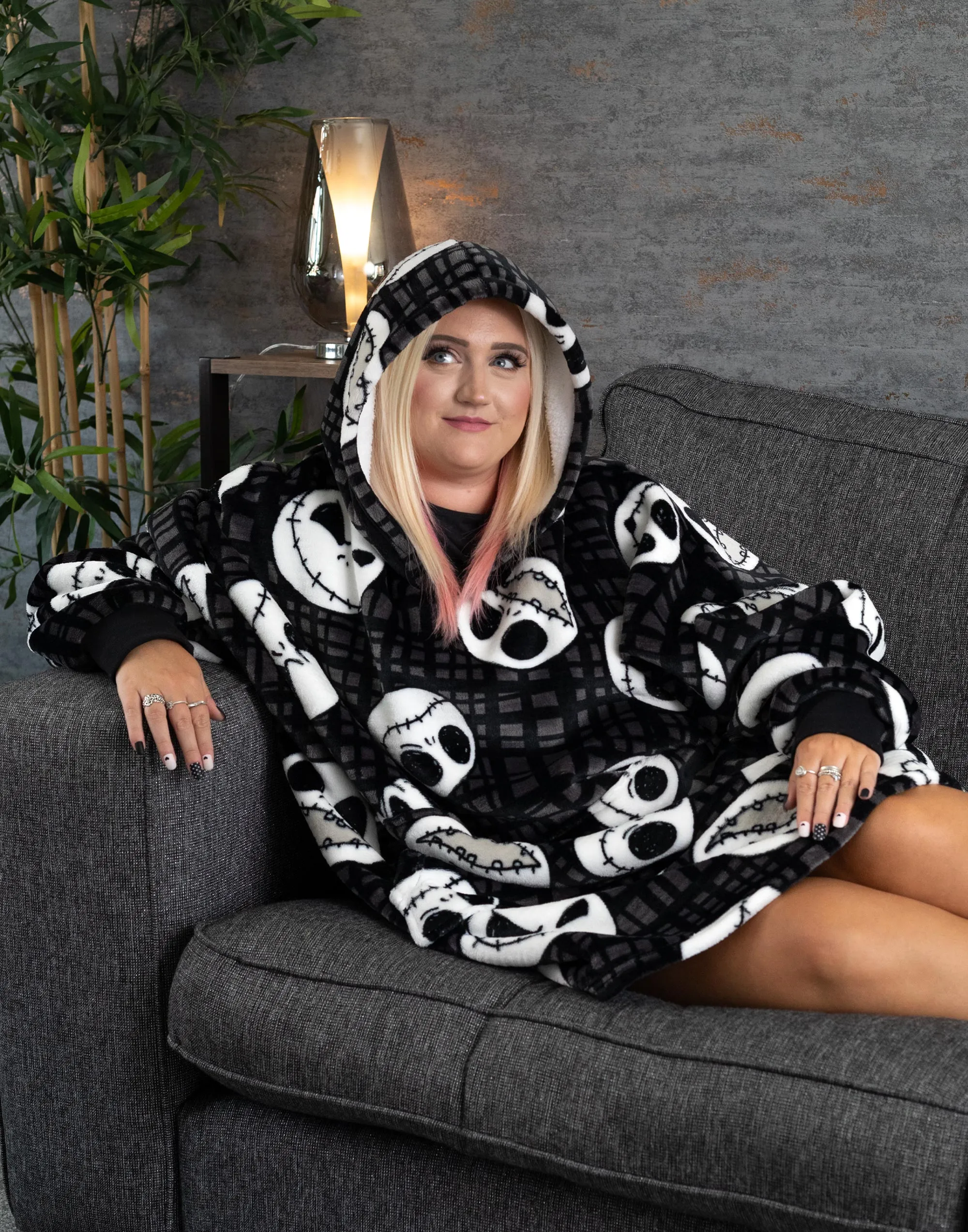 The Nightmare Before Christmas Adult  'VUddie' Oversized Blanket Hoodie