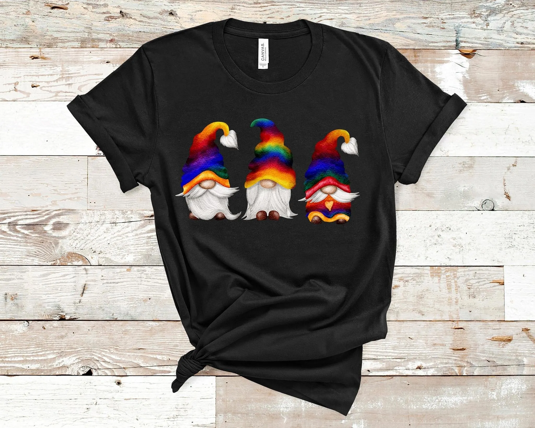 Tie dye Gnome Trio