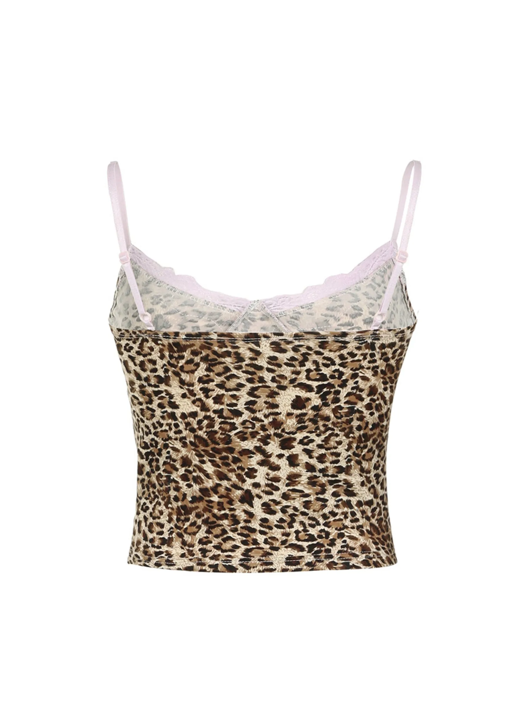 Yanelis Leopard Lace Top